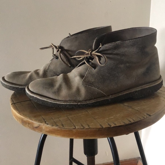 Clarks Suede Desert Boots - Picture 4 of 5